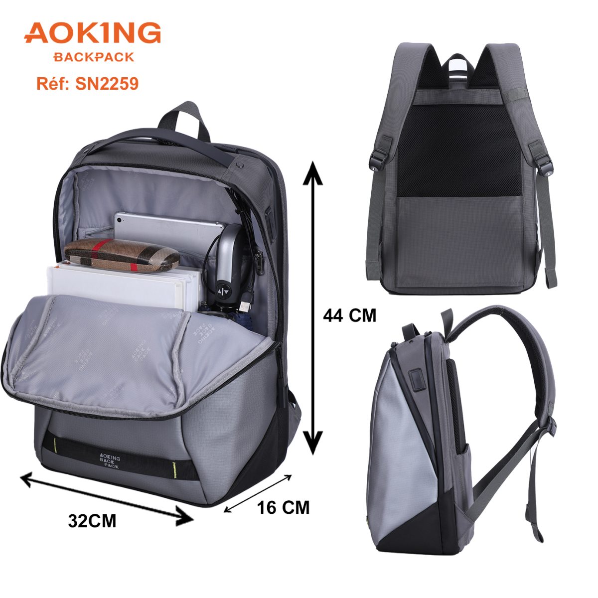 Sac à dos professionnel Aoking – Image 5
